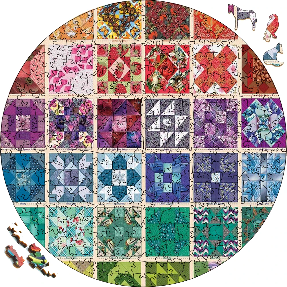 Пазлы деревянные элегантной формы