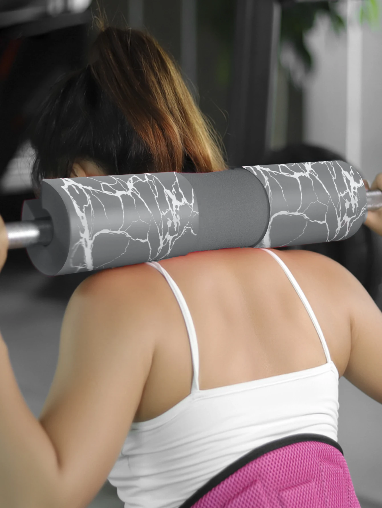 Barbell Pad Hip Thrust Pad Squat Pad Foam Sponge High Density Rebound for Squat,Lunge,Hip Thrust,Back 5