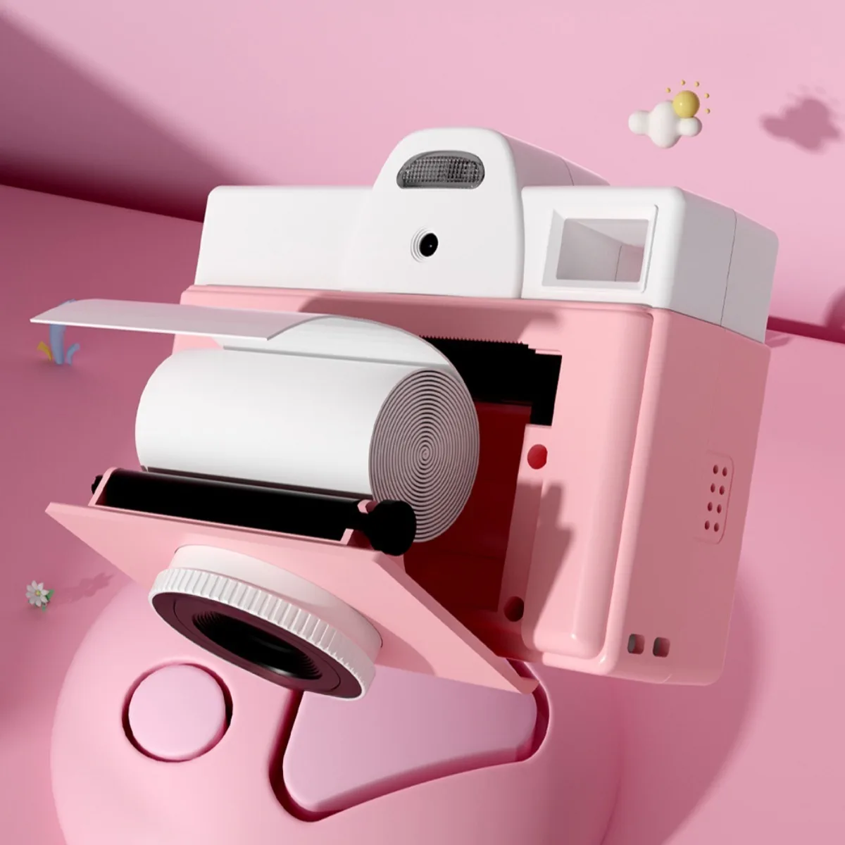 [Christmas Birthday Gift] Camera Printing Digital Camera Portable Printer for & Party, Vacation, Photo Booth Accessory