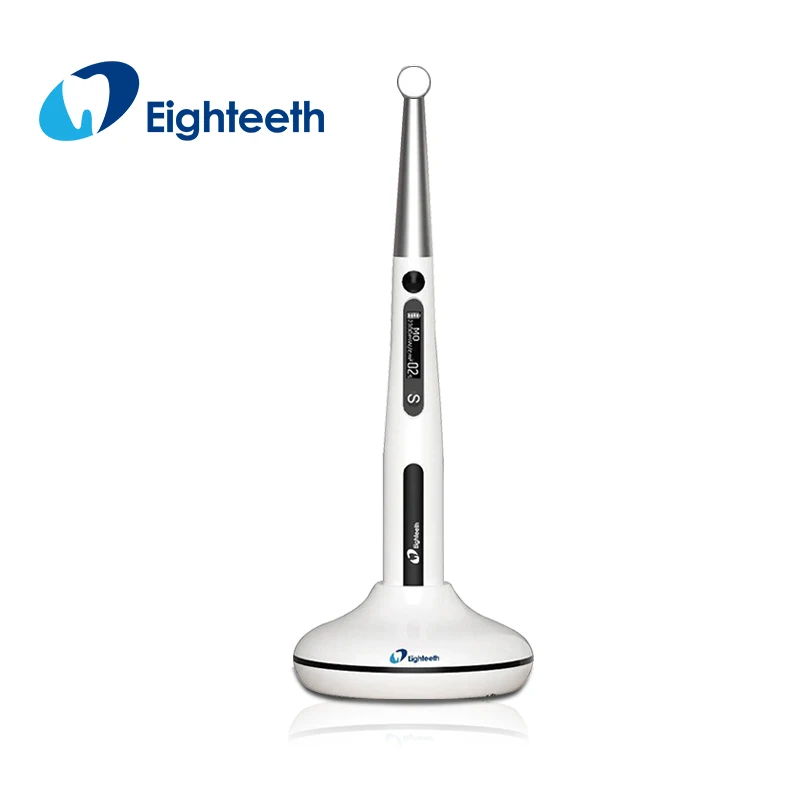 Eighteeth Dental 4 Leds Curing Light Pen 1 Second Fast Curing Lamp Electronic Digital Apex