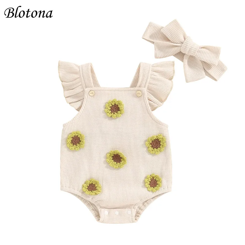 

Летний повседневный комбинезон для девочек от 0 до 18 месяцев