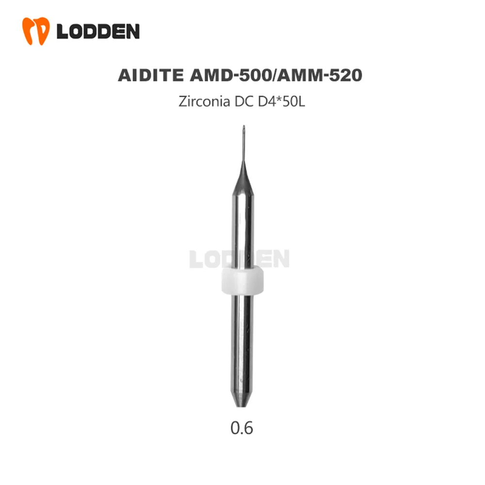 Aidite AMD-500 AMM-520 Dental Zirkon oxid PMMA Fräs bohrer D4 Zahnmedizin Labor materialien Flat End Schleif bohrer Diamant werkzeuge – Detail 3