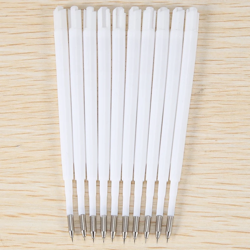 10 Pcs Fine Point Pin Pen Refills Spare Refill For Weeding Pens, Replace Refill Needle Pin Craft Vinyl Tools