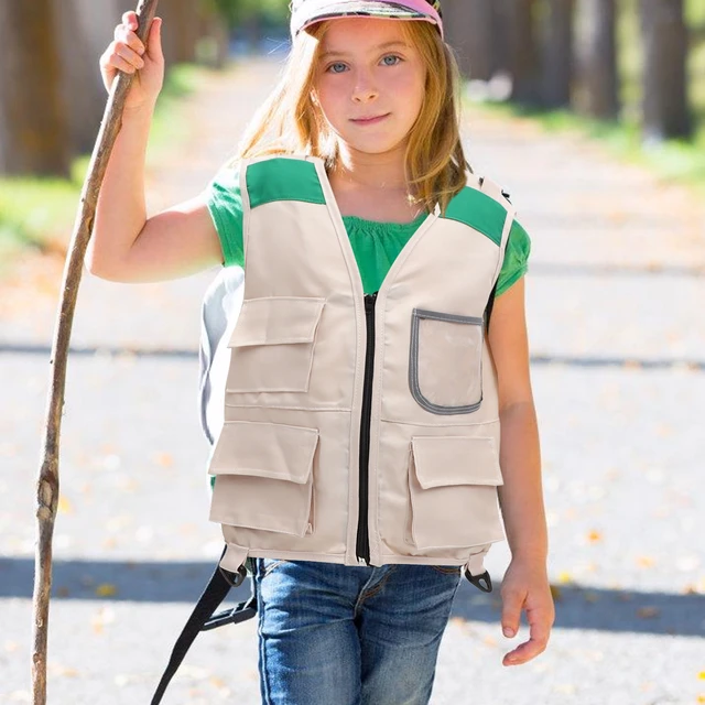 Stage Costumes Camping Kid Hat Fishing Vests Children Explorer