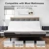King Size Adjustable Bed Frame, Wireless Remote Control, Whisper Quiet Durable Motor, Independent Head, Foot Incline, Bed Frame 3