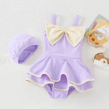 Ruffle Wave Baby Girl Swim Set 1