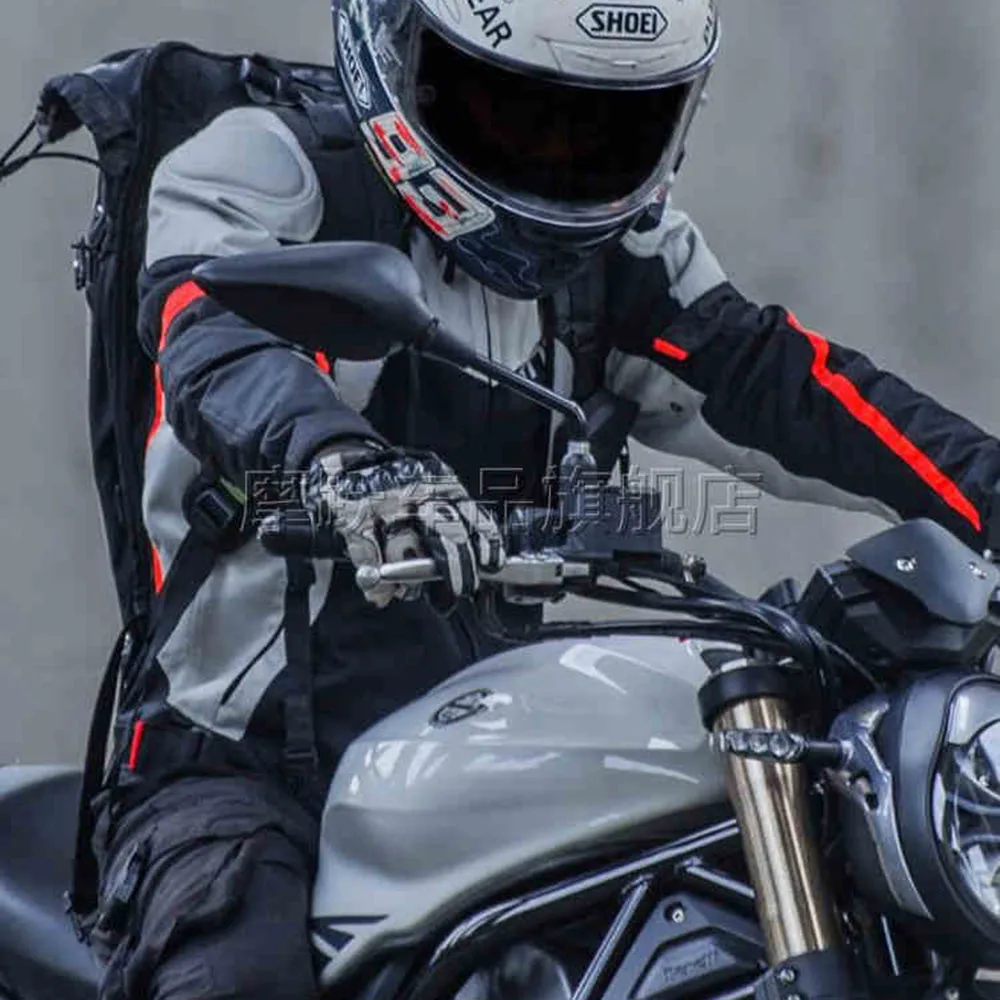 TNAC Ce Certified Protective Gear Motorcycle Riding Protective Jacket Breathable Reflective Motorcycle Jacket Size M