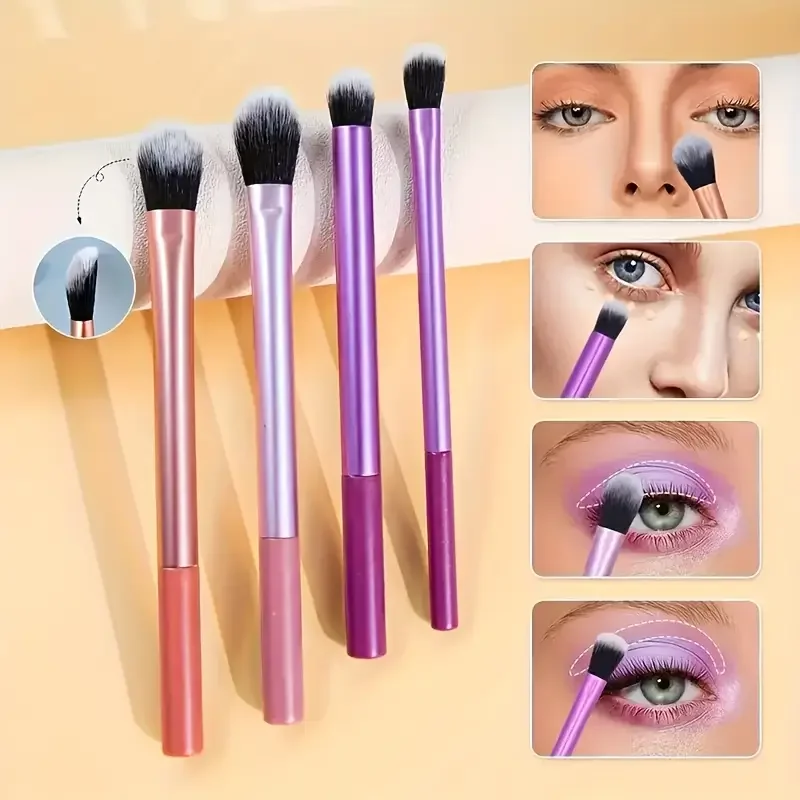8pcs Makeup Brush Kit Soft Synthetic Hair Make Up Brushes