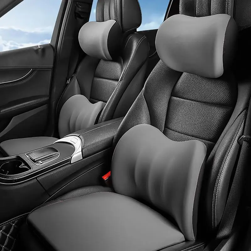 

Breathable Car Seat Headrest Car Neck Pillow Cushion Back Lumbar Support For Car Comfortable Lumbar Pillow for Chair Seat Office