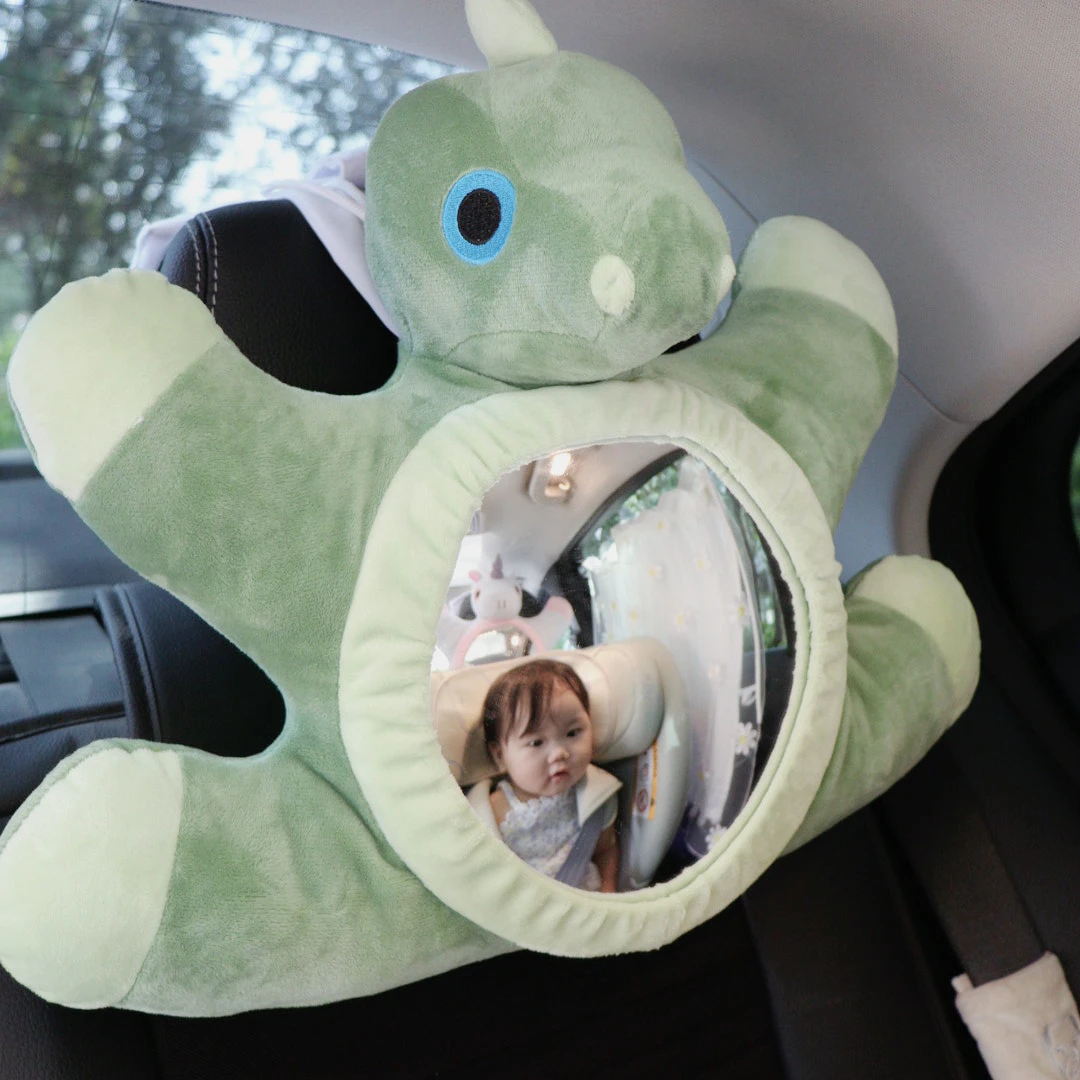 Instagram Wind Baby Frog Observation Mirror Baby Safety Seat Reverse Car Rearview Mirror Cartoon Car Reflector