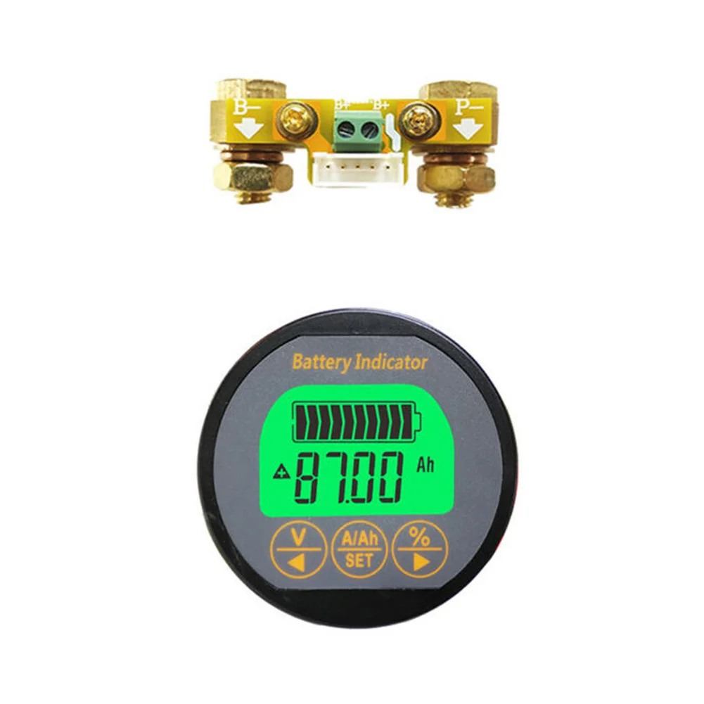 

1 Set Battery Monitor DC 0-80V0-350A SOC AH VOLT AMP Capacity Tester Voltmeter Ammeter 0-100A Current Sampler With Stand