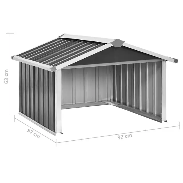 Tente de Garage Auvent Stockage Rangement Extérieur Multi Dimensions vidaXL