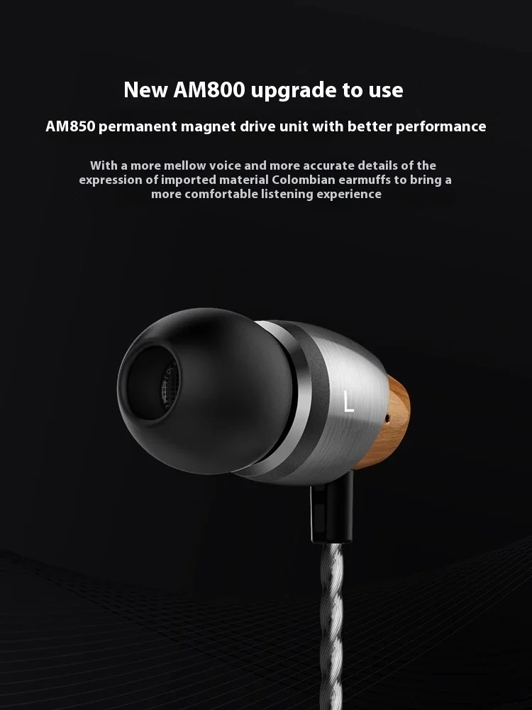 Original Astrotec AM800 Wired Earphone HIFI In-ear Earbuds Dynamic Earphone Without Mic PC Gamer Accessories Custom Gifts 3