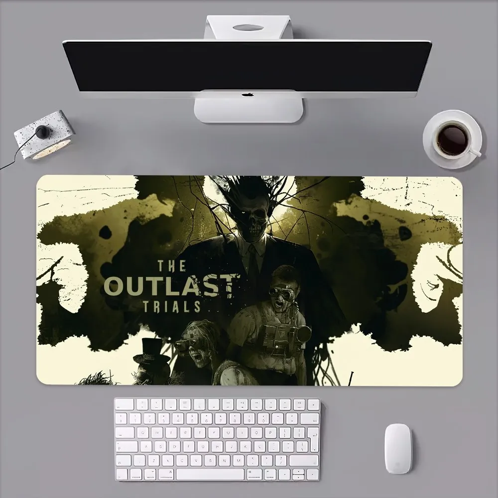 Horry Game The Outlast Trials Mouse Pad Computer Laptop Gaming Office Wrist Guard Non Slip Keyboard Pad 2