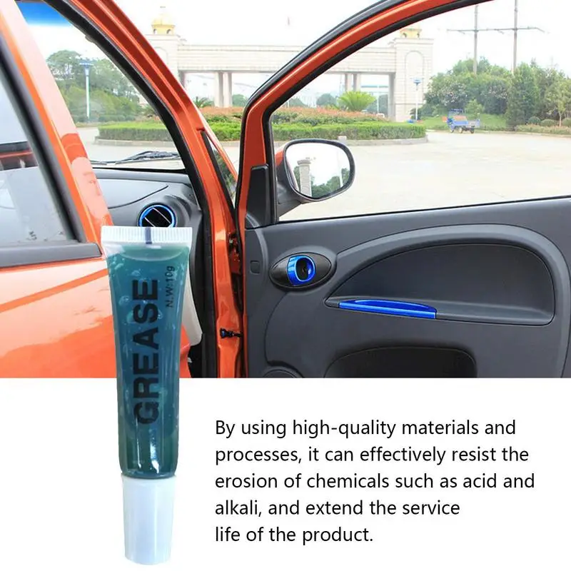 4pcs Car Brake Grease High Performance Automobile Grease Tube 10ml Lubricant Rust Converter Auto Machine Maintenance