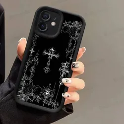 Gothic Cyber Sigil Cross Phone Case - Sleek and Stylish Protective Cover - Samsung A06 5G (TYB - 347TY260112708)