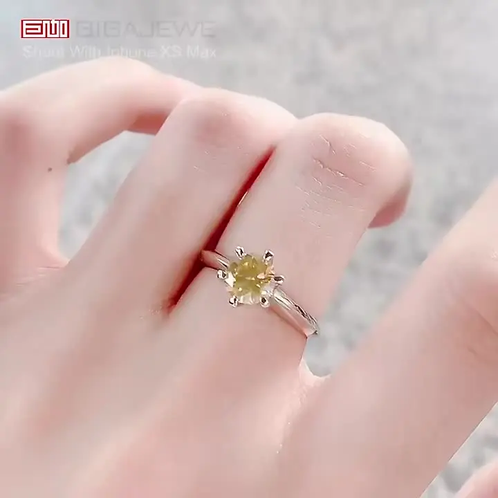 Круглое кольцо с шестью крапанами GIGAJEWE 0 5/1 0/2.0ct