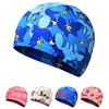 High Elastic Swimming Caps For Boys Girls Kids Nylon Ear Protection Diving Swimming Pool Hat Children Ultrathin Bathing Caps 1