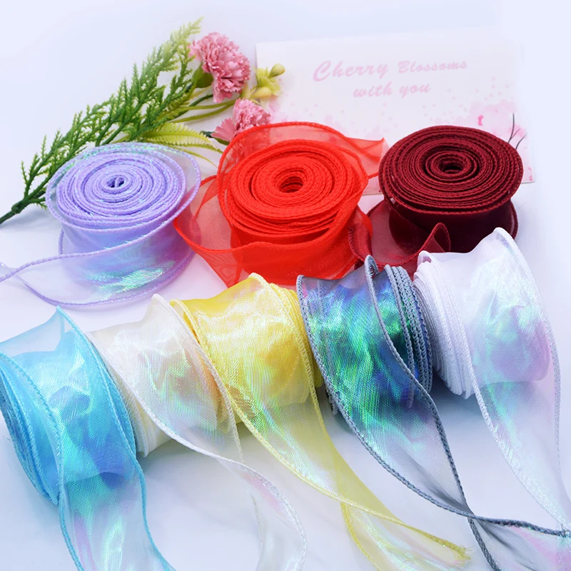 Ribbon Diy 4CM/10Yards Lace Coloful Wedding Party Decoration Satin ...