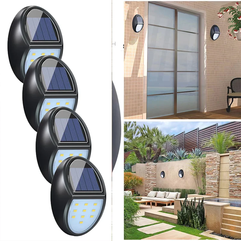 

LED Solar Light Outdoor Garden Decoration Courtyard Solar Light Waterproof Solar Wall Light Control Sensor Light