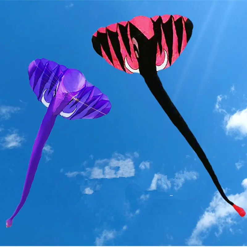 

free shipping elephant kites giant soft kite flying for adults kites professional wind kites parachute colorful flying kites koi