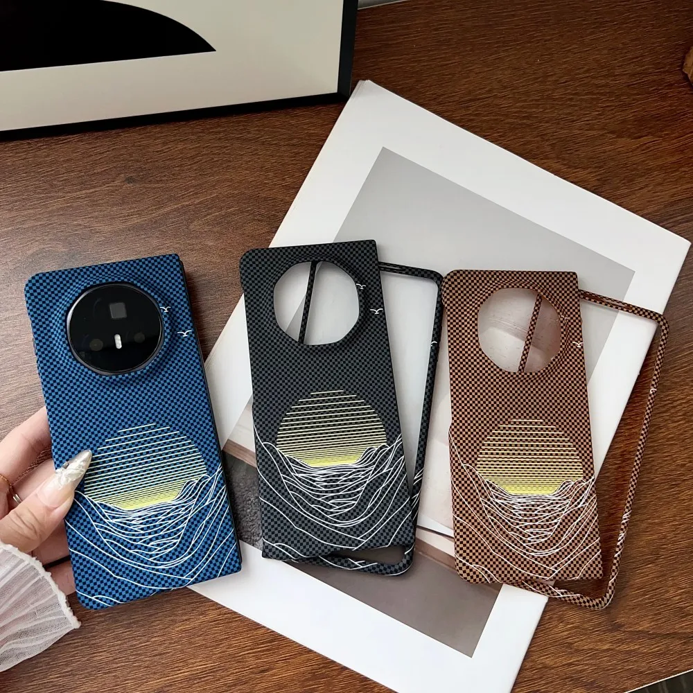 Huawei Honor Magic Series Carbon Fiber Protective Back Cover Case