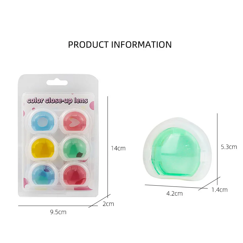 6pcs/set Close-up Lens Film Cameras Photographic Color Filter Mirror Fujifilm Instax Mini 11 Instant