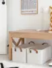 Storage Bins, Fabric Storage Bins for Shelves, Storage Baskets with Metal Frame, Closet Baskets and Bins with Handles 6
