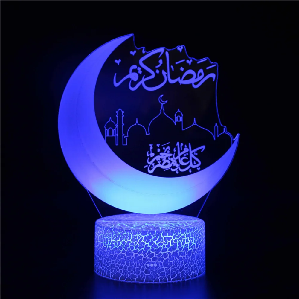

Рамадан Eid Mubarak светодиодный декоративное освещение звезда Луна ночник домашний декор Рамадан Mubarak Eid Al Adha подарок для детей друзей