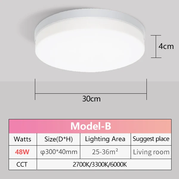 48W Round
