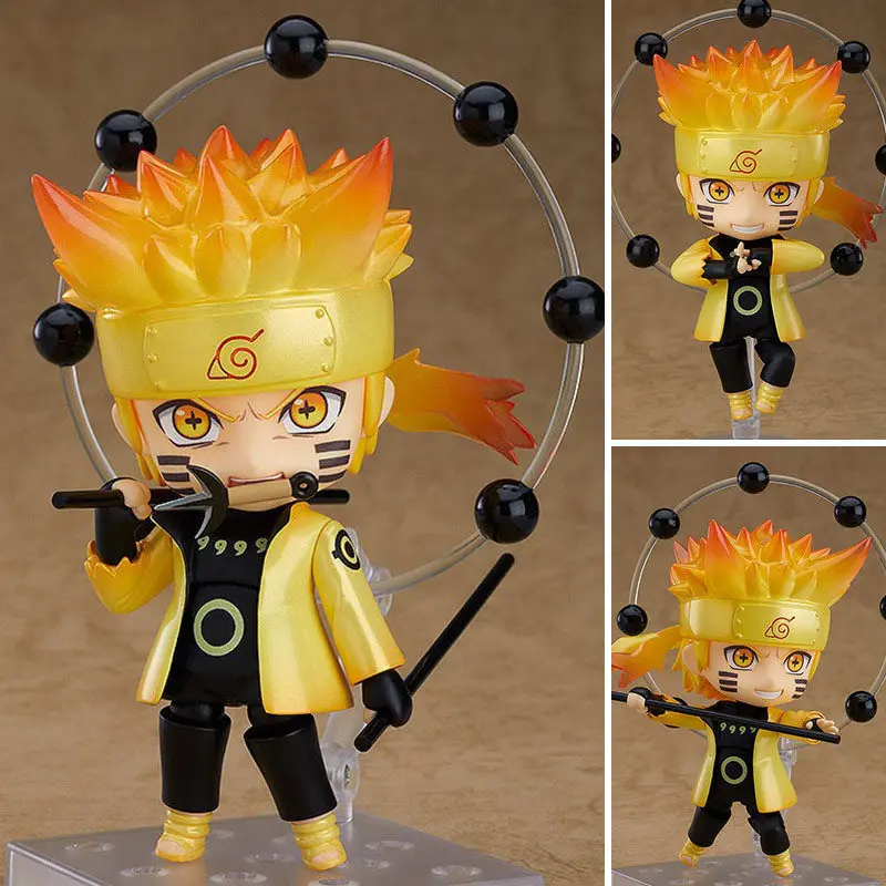 16pcs Nendoroid Naruto Shippuden Q Version Anime Action Figures - Articulated Collectible Toy Set Birthday Gift