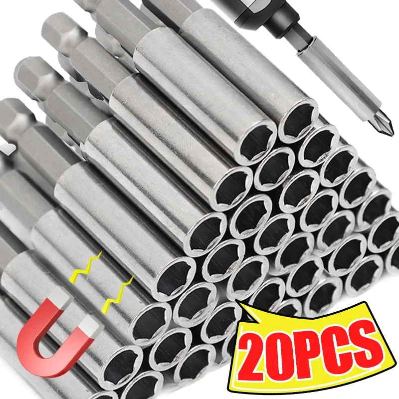 ไขควงแม่เหล็ก Extension หกเหลี่ยม Handle ขยายเหล็กคาร์บอนเชื่อมต่อ Rod ไขควง Bit Holder เครื่องมือขายส่ง 1