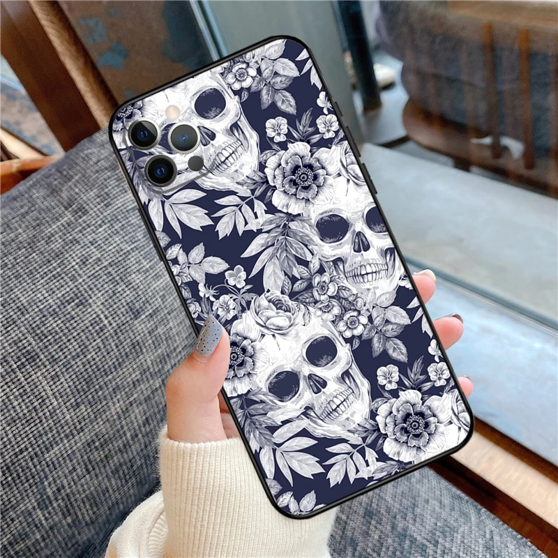 Gothic Fashion Skull Phone Case Cover