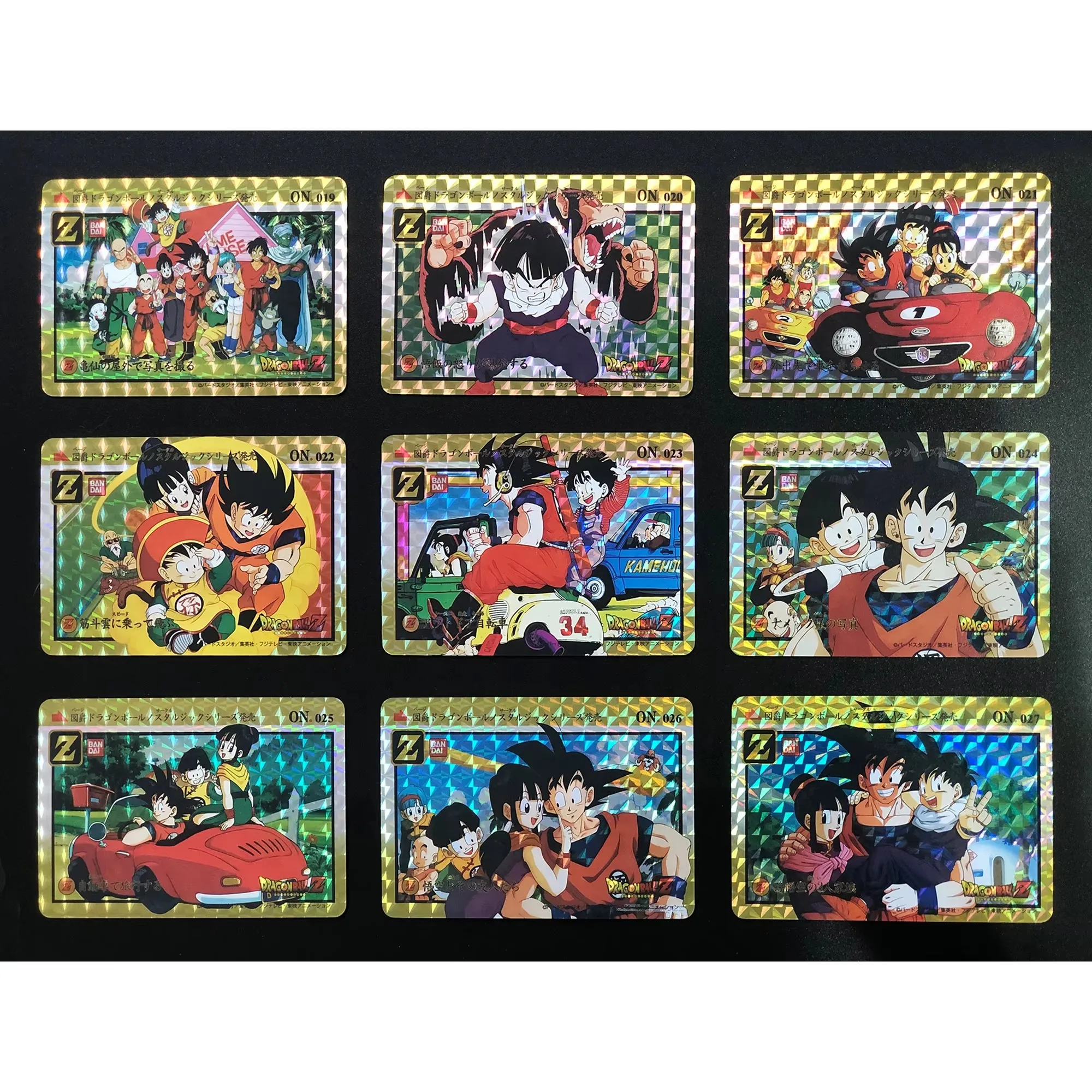 Dragon Ball Super Saiyan Goku Vegeta Gohan Trunks Fighting Flash Card 27Pcs/set Classic Game Anime Collection Cards Diy Gift Toy