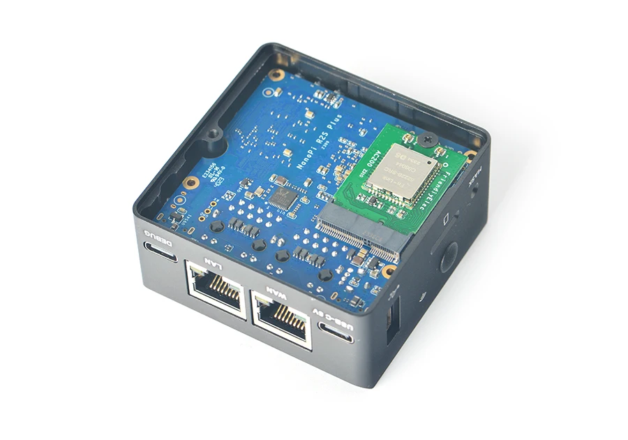 NanoPi R2S ÷ ̴  , RK3328  ⰡƮ ̴ Ʈ, 32GBeMMC, M.2WiF 