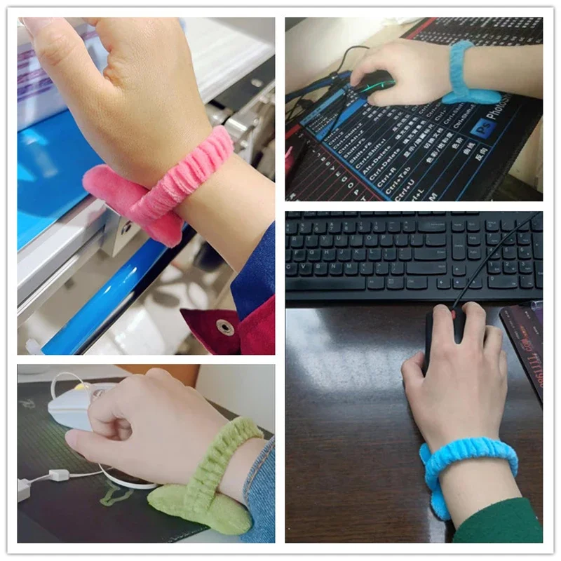 Kawaii Soft Mouse Pad Comfort Computer Wrist Rest Support Cushion for Typing Desk Keyboard Wrist Pad Hand Pillow Office Supplies