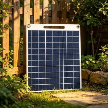 Caricatore Solare Portatile 5V 15W 20W con Doppia Porta USB, Ricarica Rapida, Impermeabile, Power Bank Solare per Campeggio, Escursionismo, Emergenze all'Aperto