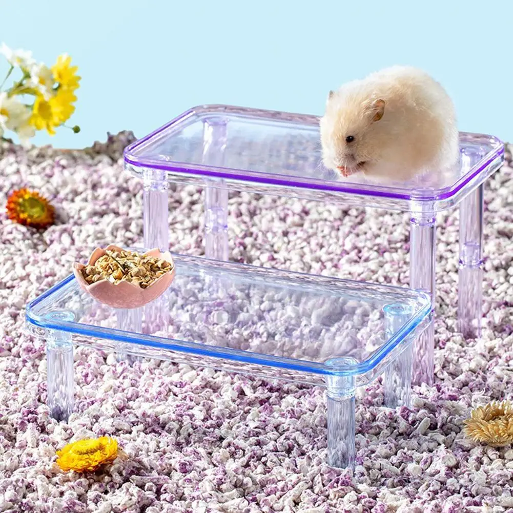 

Hamster Platform Stand Toy Multipurpose Playground Pet Cage Accessories For Hamsters Chinchillas Golden Bears