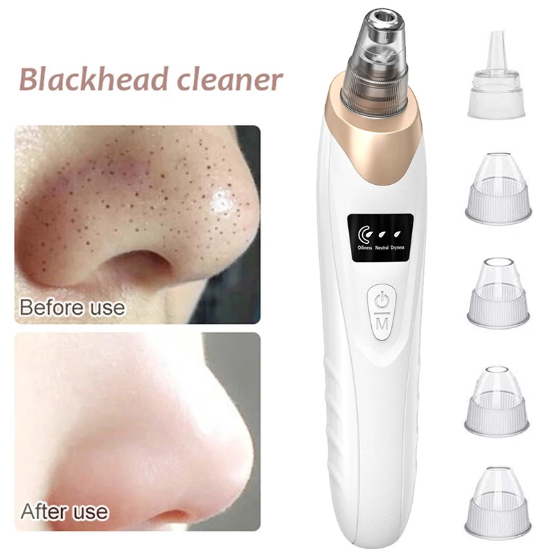 Electric Blackhead Remover Vacuum Cleaner Black Spots Removal Facial Deep Cleansing Pore Cleaner Machine Face Skin Care Tools facial beauty instrument blackhead remover blackhead instrument skin care device