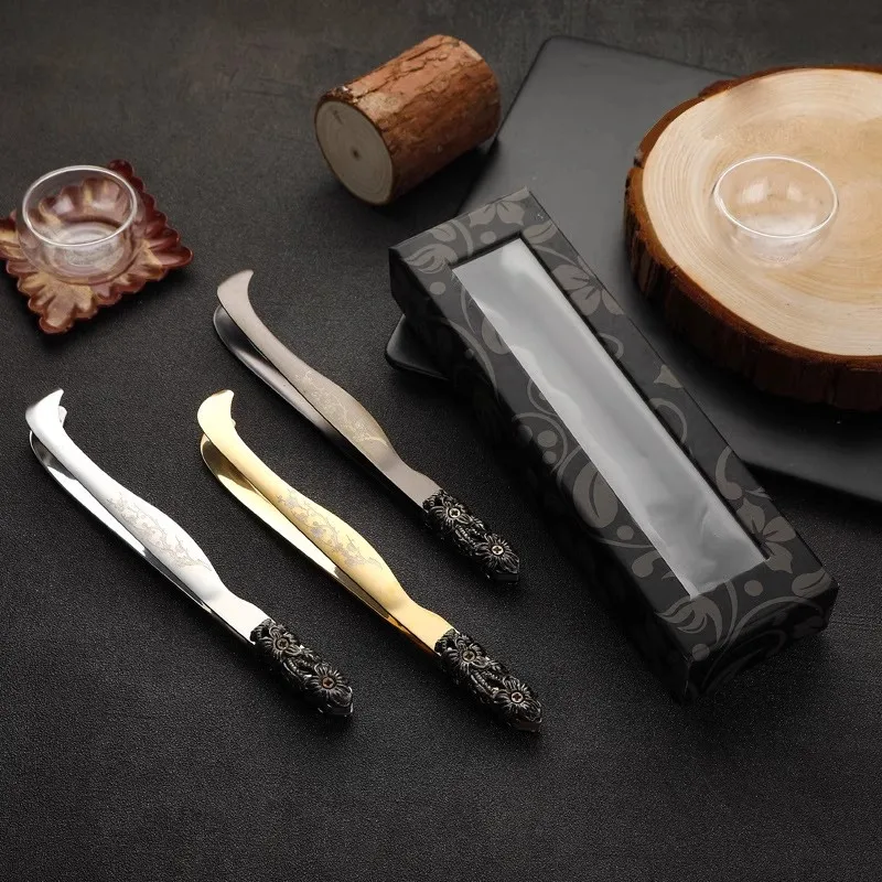 

Tea Clips Kitchen Food Tongs Salad Toast Tong Tweezer Ice Sugar Tea Clip Teaware Accessories Cocktail Set