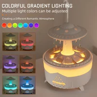 Rain Cloud Air Humidifier with Raindrop Electric Aromatherapy Purifier Colorful LED light Home Bedroom Essential Oil Diffuser 1