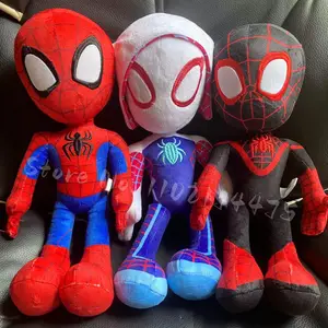 Anime Marvel Spider Man Plush Doll Kawaii Cartoon Sweater Hoodie Peluche  Cute Stuffed Toy Soft Pillow Room Decor Birthday Gifts - AliExpress