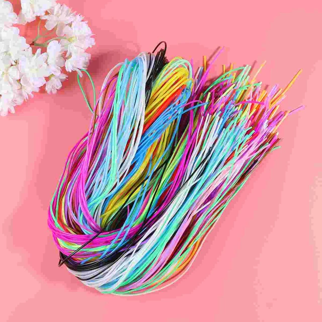 200pcs Lanyard String Lacing Cord Gimp String Bracelet Making String DIY  Braided String for Craft Jewelry