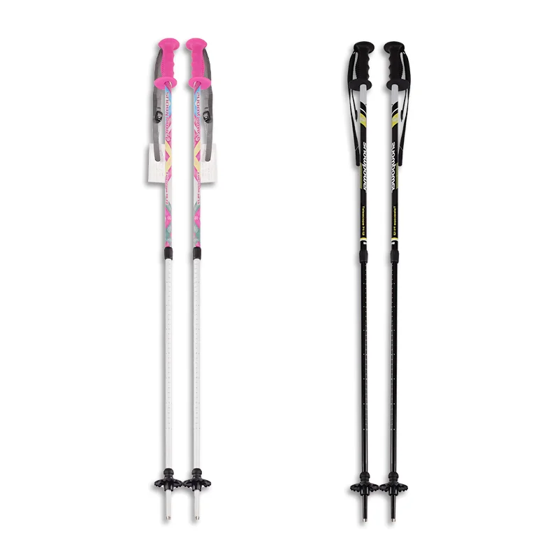 150CM Children's Double Ski Retractable Cane 70-105cm Adjustable Length Ski Pole