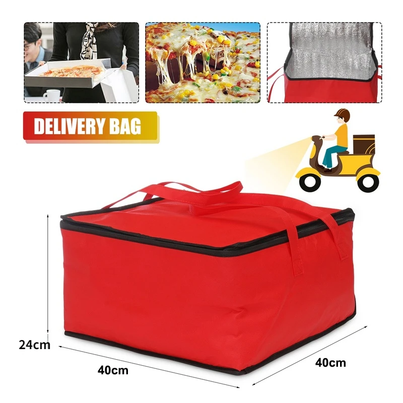 Lunch Bag Cooler Bag Insulation Food Delivery Bag Thermal Cooler Bag Cool Lunch Foods Drink Boxes Chilled Bags Zip Picnic Tin Foil Food Bags Ice Box