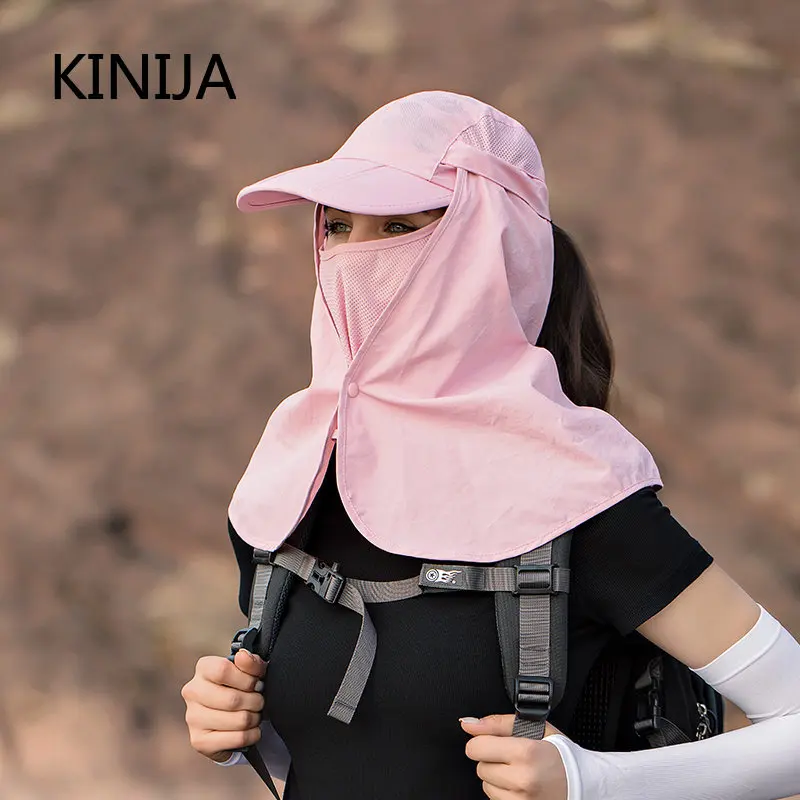 OutdoorQuickDrying360VisorHatUVProtectionBaseballCapMen