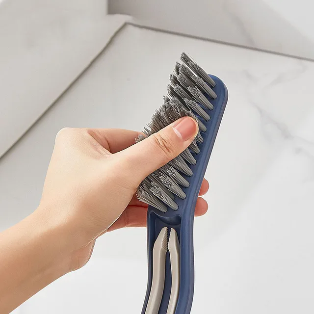 2-in-1 Multipurpose Bathroom Tile Floor Gap Cleaning Brush