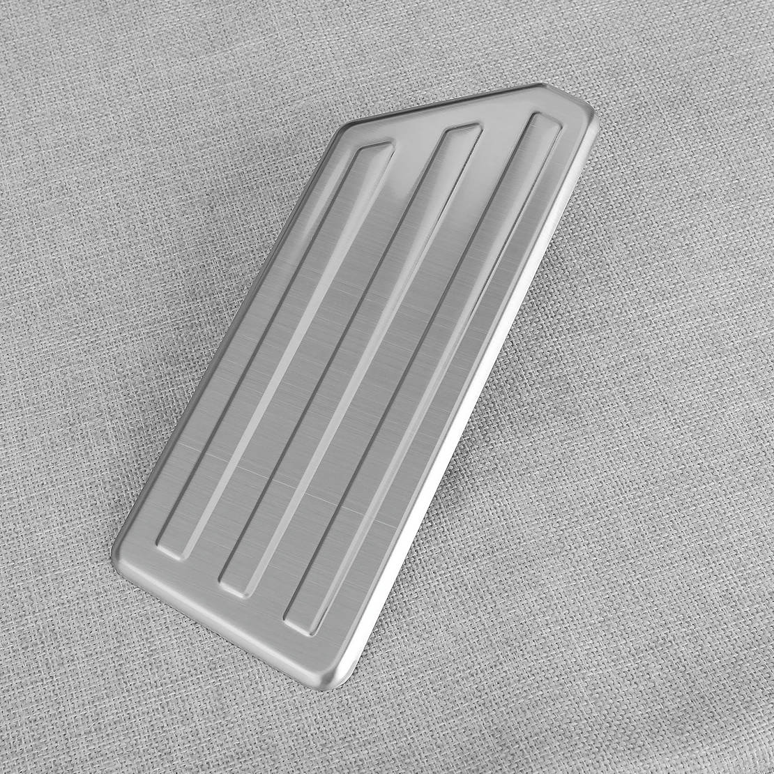 NEW Car Foot Rest Footrest Dead Pedal Pad Cover Trim LHD Fit for Honda CRV CR-V-Silver Stainless Steel