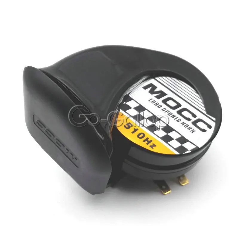 Motorcycle Black Sports Horn For Harley Dyna Sportster XL 1200 883 Street Glide