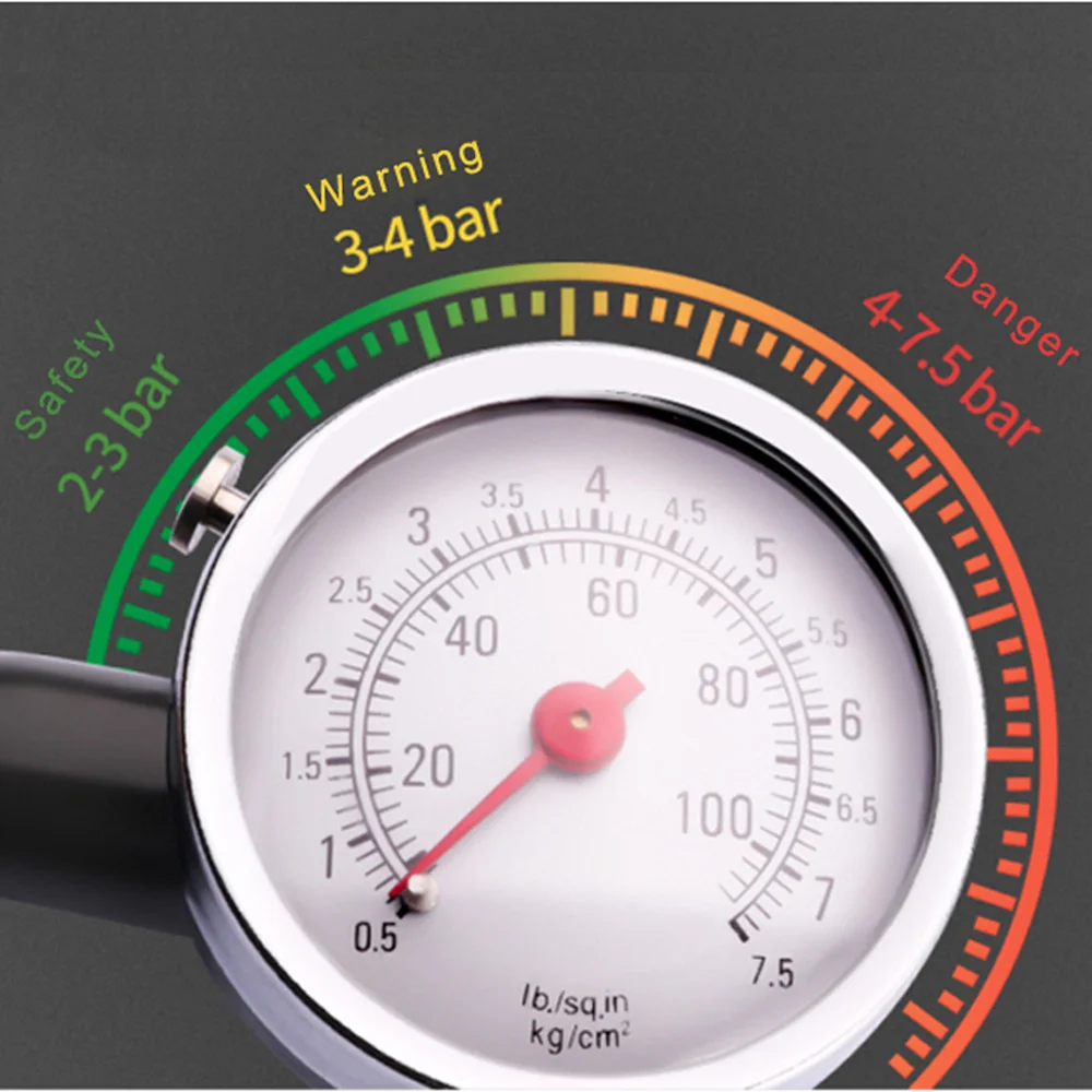 DSYCAR Metal Car manometro per pneumatici AUTO misuratore di pressione dell'aria tester strumento diagnostico per Jeep Bmw Fiat VW Ford Audi Honda Toyota - Image 3